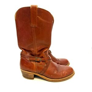 Dexter Vintage Leather Made In USA Western Boots Size 8.5